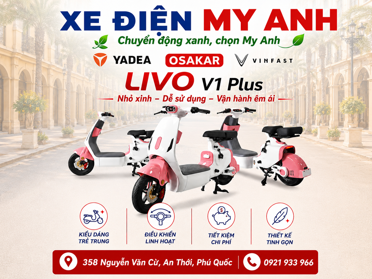 Xe đạp điện Livo V1 Plus