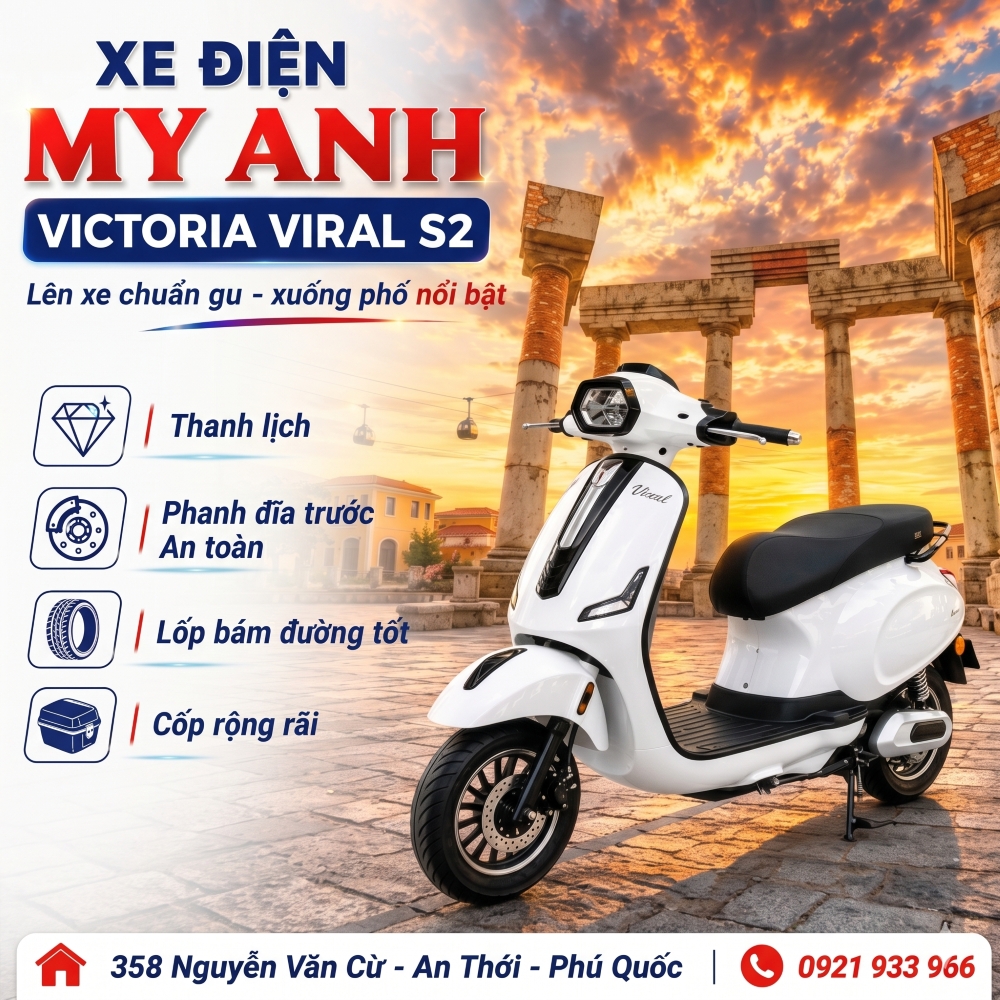 Xe máy điện VICTORIA VIRAL S2