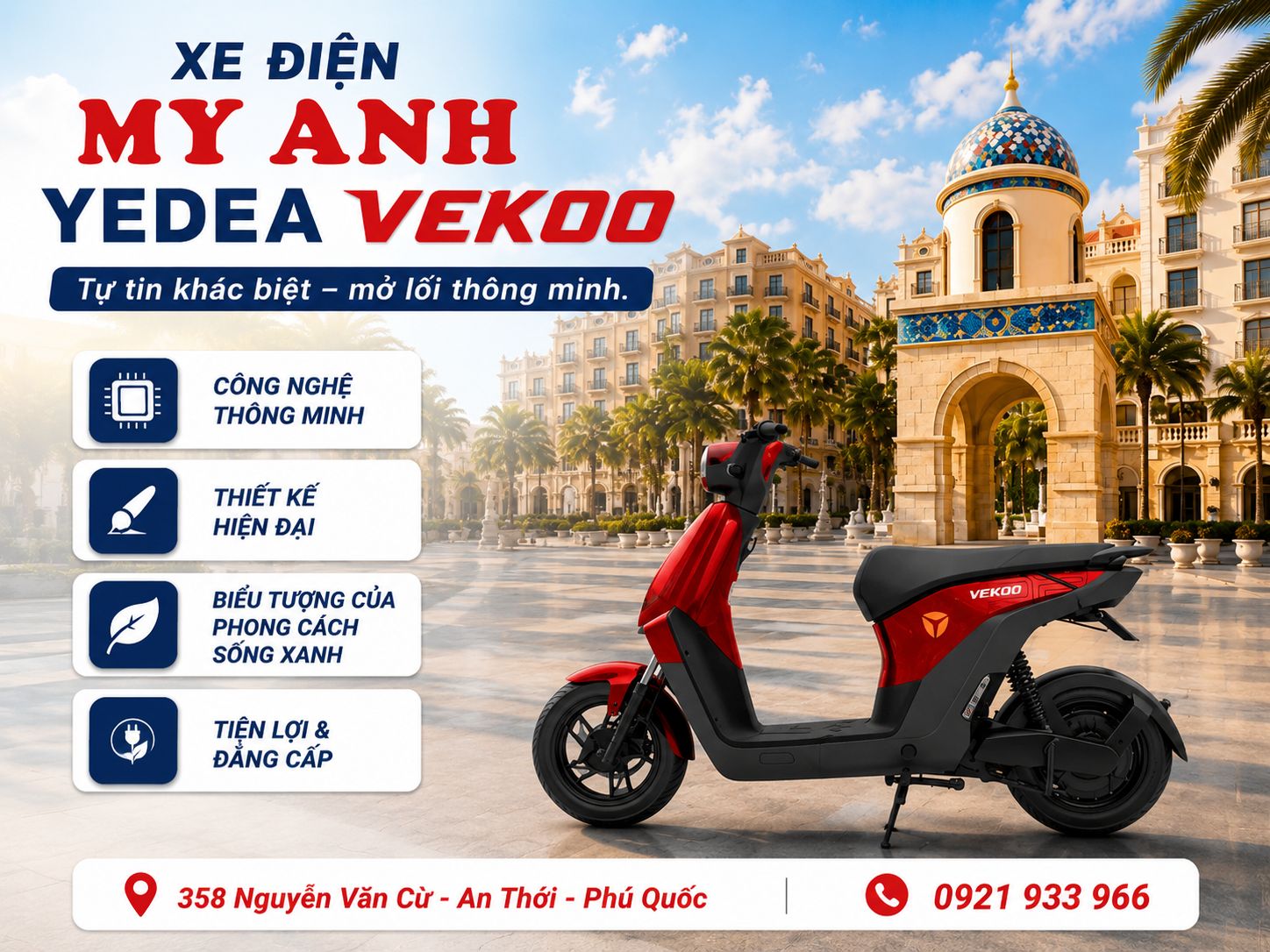 Xe máy điện YEDEA VEKOO